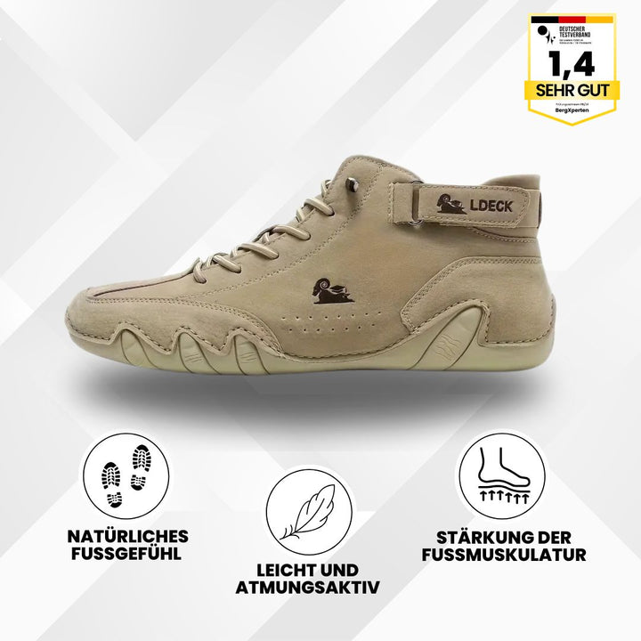 Alpaca Hallux Valgus læder barfodssko for optimal komfort og smertefrihed