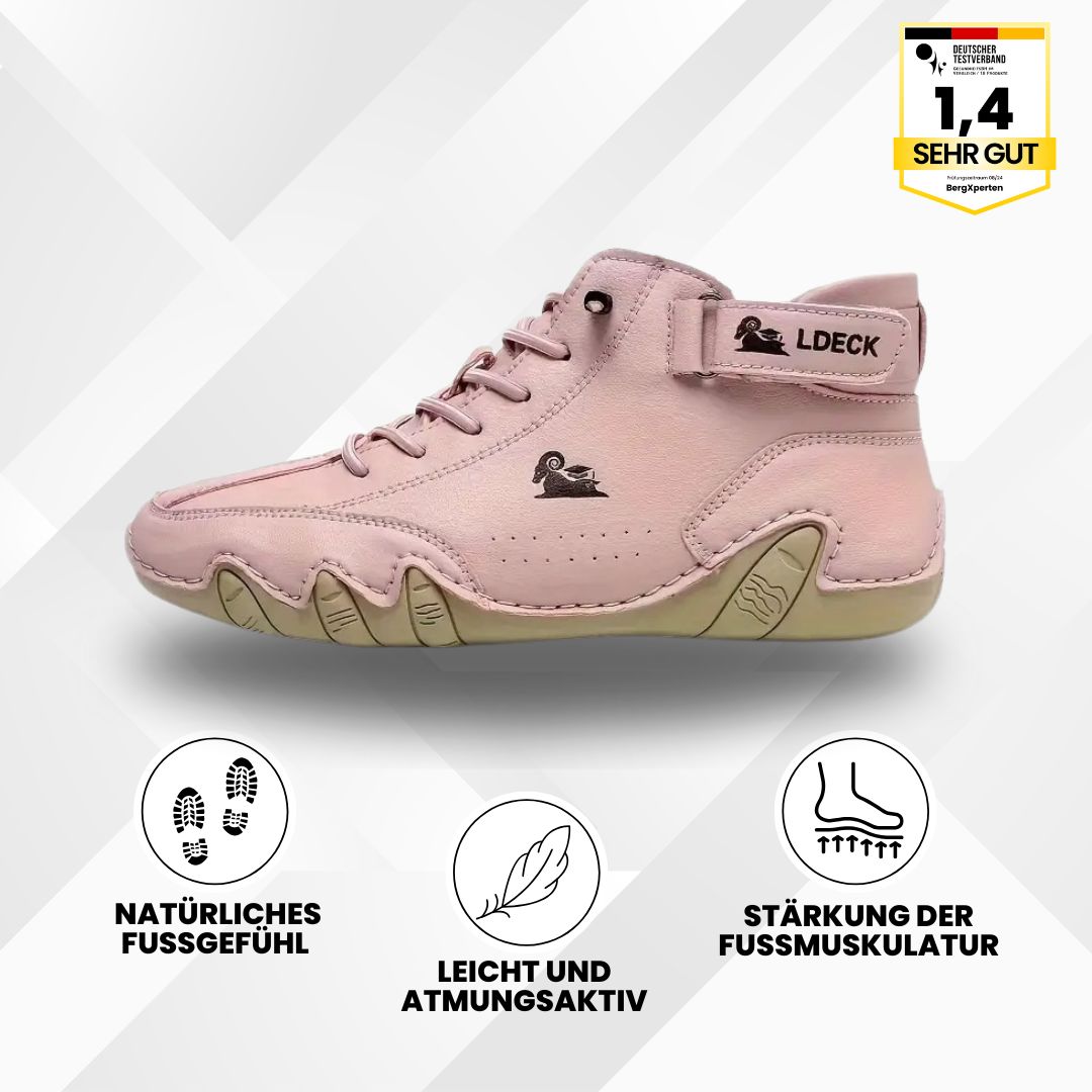 Alpaca Hallux Valgus læder barfodssko for optimal komfort og smertefrihed