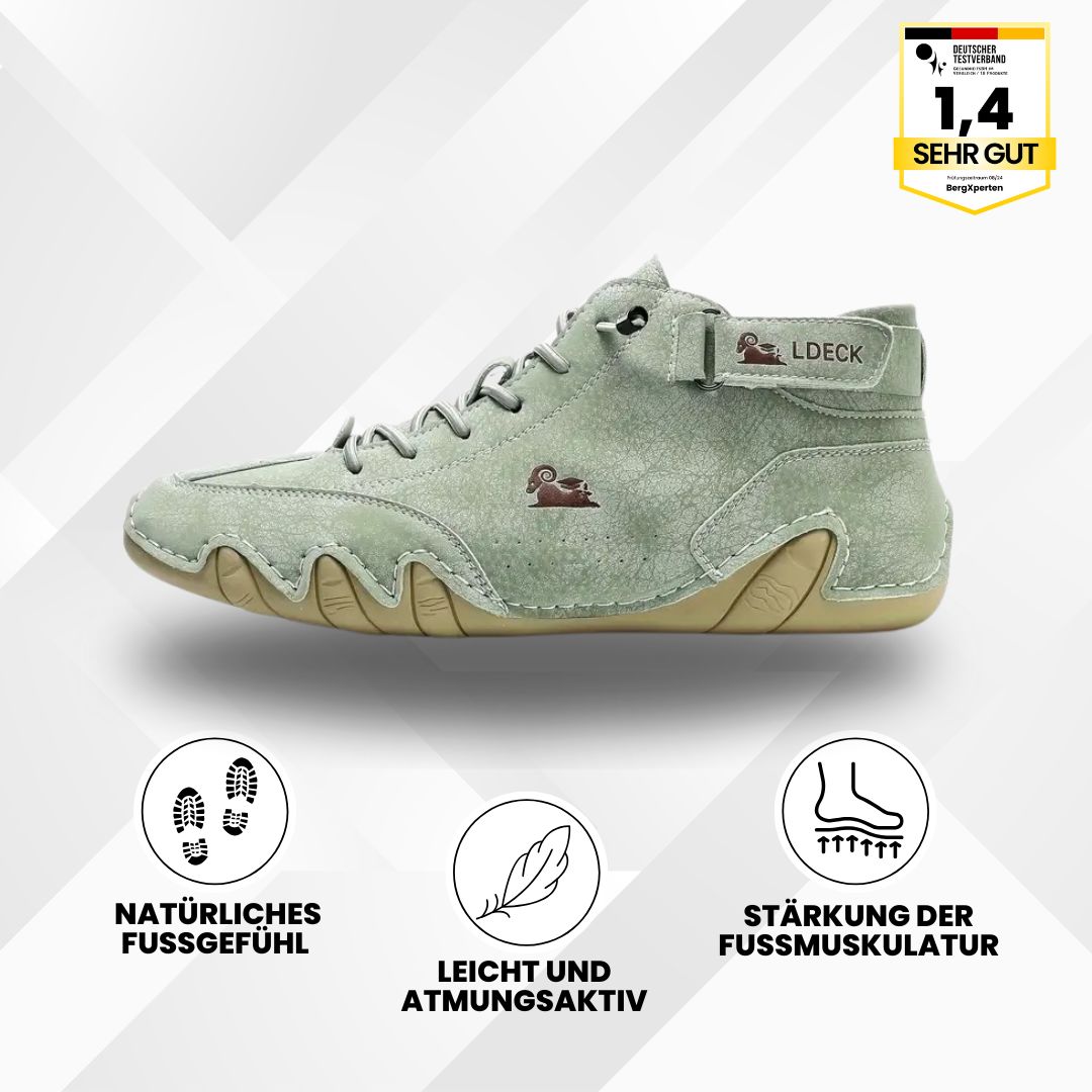 Alpaca Hallux Valgus læder barfodssko for optimal komfort og smertefrihed