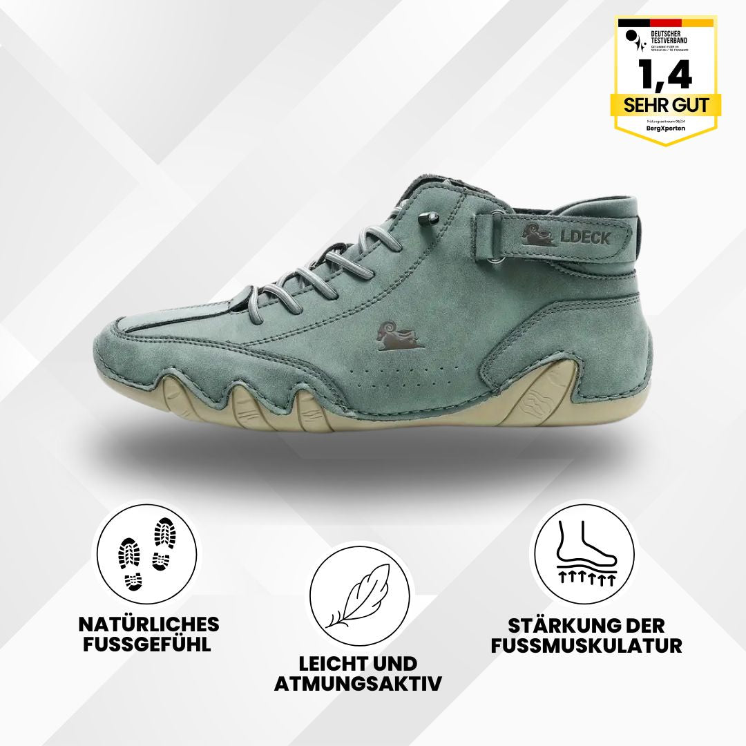 Alpaca Hallux Valgus læder barfodssko for optimal komfort og smertefrihed