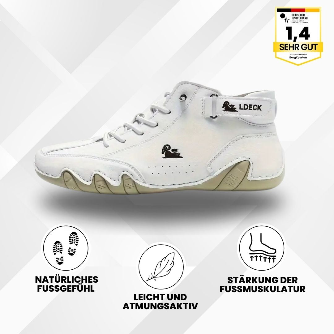 Alpaca Hallux Valgus læder barfodssko for optimal komfort og smertefrihed