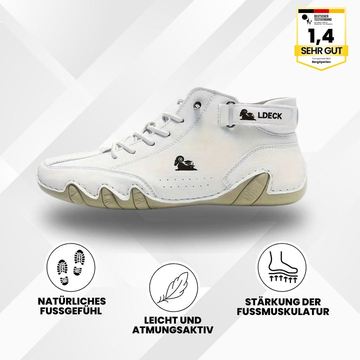 Alpaca Hallux Valgus læder barfodssko for optimal komfort og smertefrihed