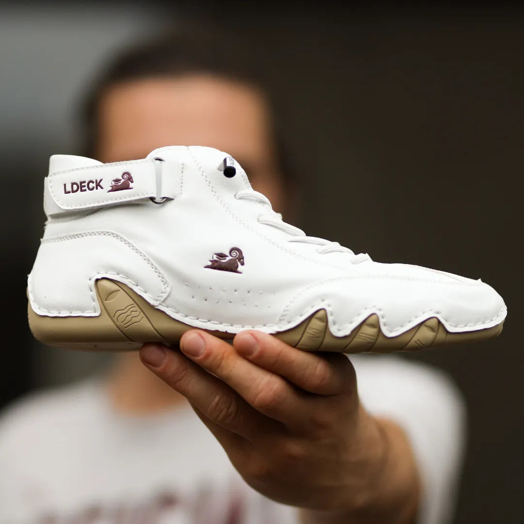 Alpaca Hallux Valgus læder barfodssko for optimal komfort og smertefrihed