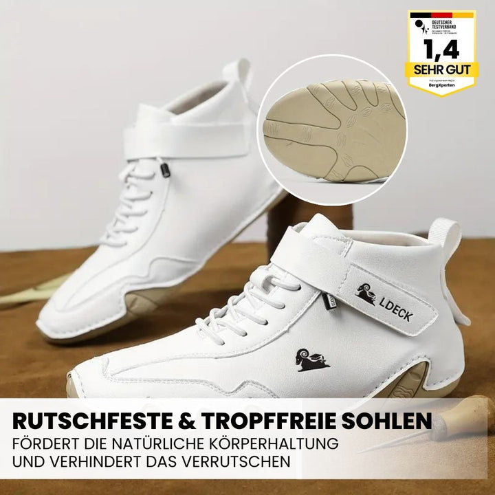 Alpaca Hallux Valgus læder barfodssko for optimal komfort og smertefrihed