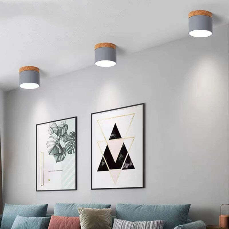 Moderne LED Loftslys i Morandi Stil