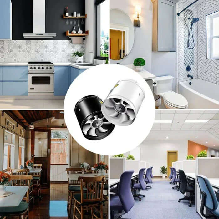 Højtydende udtræksventilator - Lydløs og kraftfuld