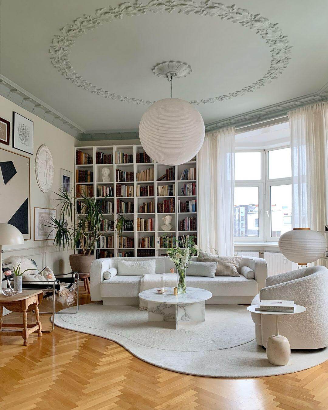 Papirlampe Hængelampe - Forskellige Størrelser