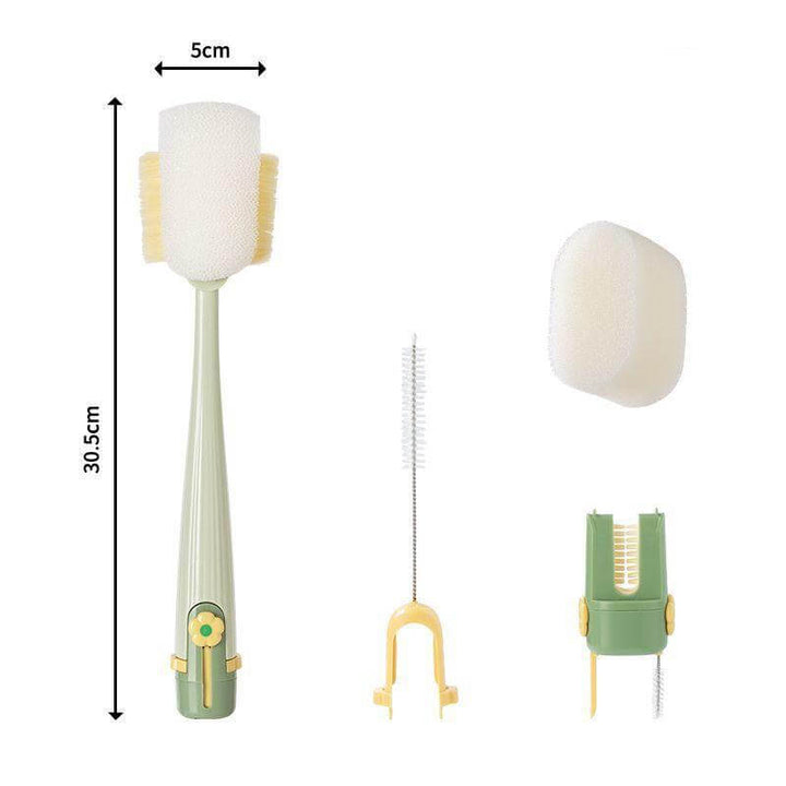 5-delt flaskerengøringssæt - Effektivt og Hygiejnisk