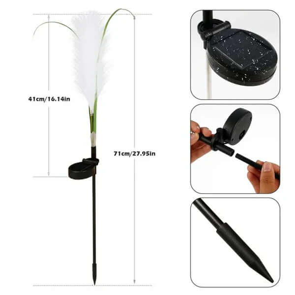 Solar Rattan Havelygte Udendørs Dekoration