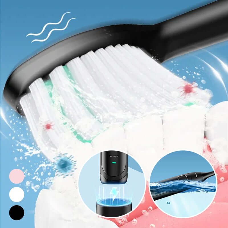 Elektrisk sonisk tandbørste til daglig mundhygiejne