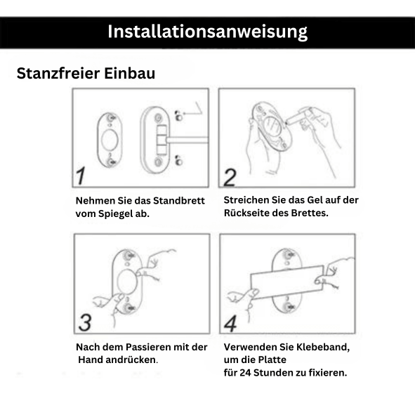 LED Kosmetikspejl med Forstørrelse