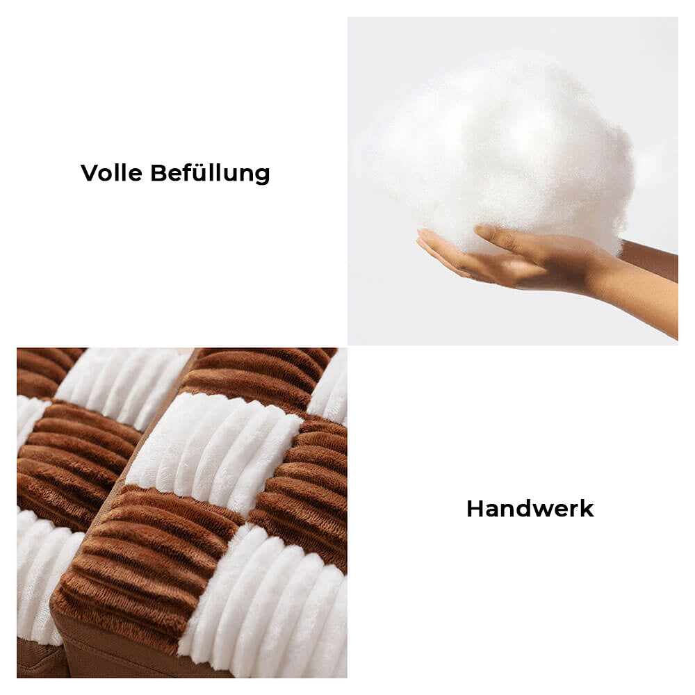 Håndlavet, grå hundetrappe med opbevaring, der støtter led, er skridsikker og ideel til ældre hunde og boligindretning.