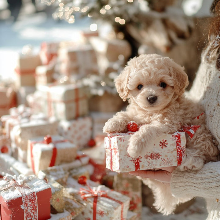 Hyperrealistisk robot-hvalp med livagtige bevægelser og detaljeret udseende, ideel som kæledyrsledsager.