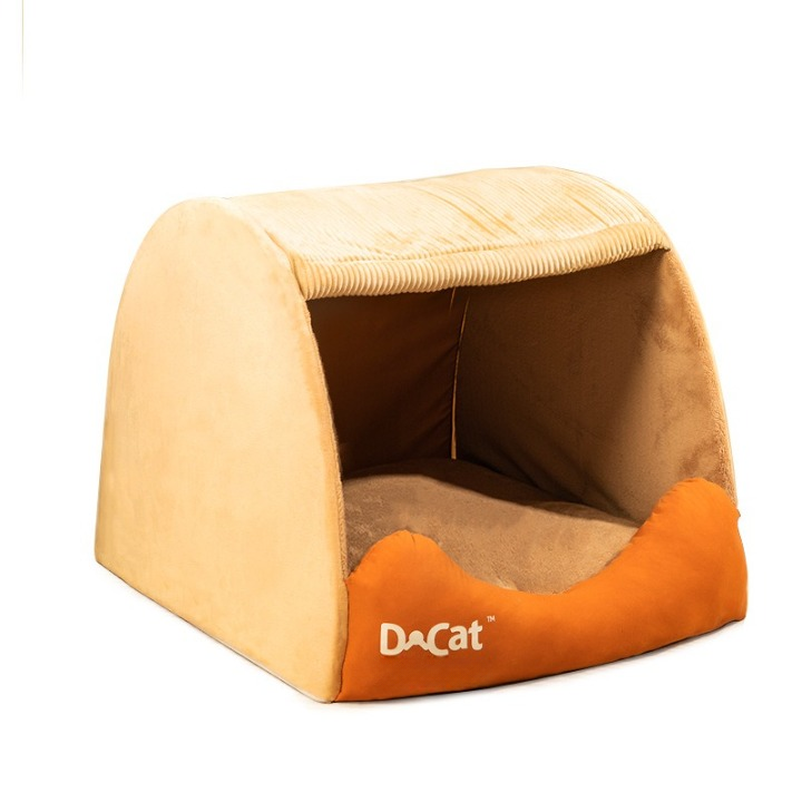 Hyggeligt Hundehule-Teltbed - Blødt & Varmt