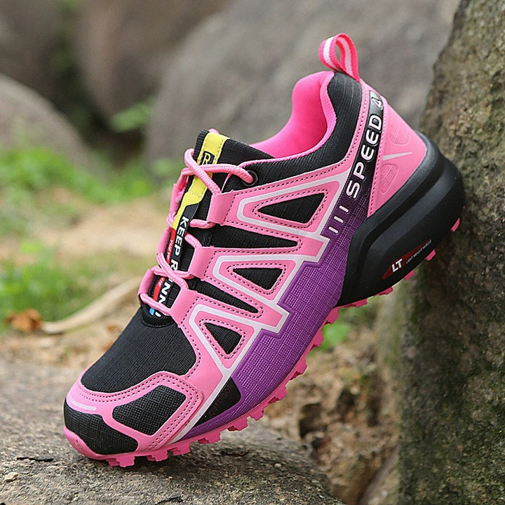 Grå OrthoTrekking IV ergonomiske vandresko med skridsikker sål og åndbart materiale, ideel til vandring