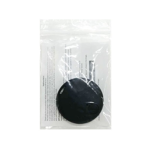 Kompakt sort GPS-tracker med magnet og realtidssporing, ideel til diskret fastgørelse på metaloverflader.