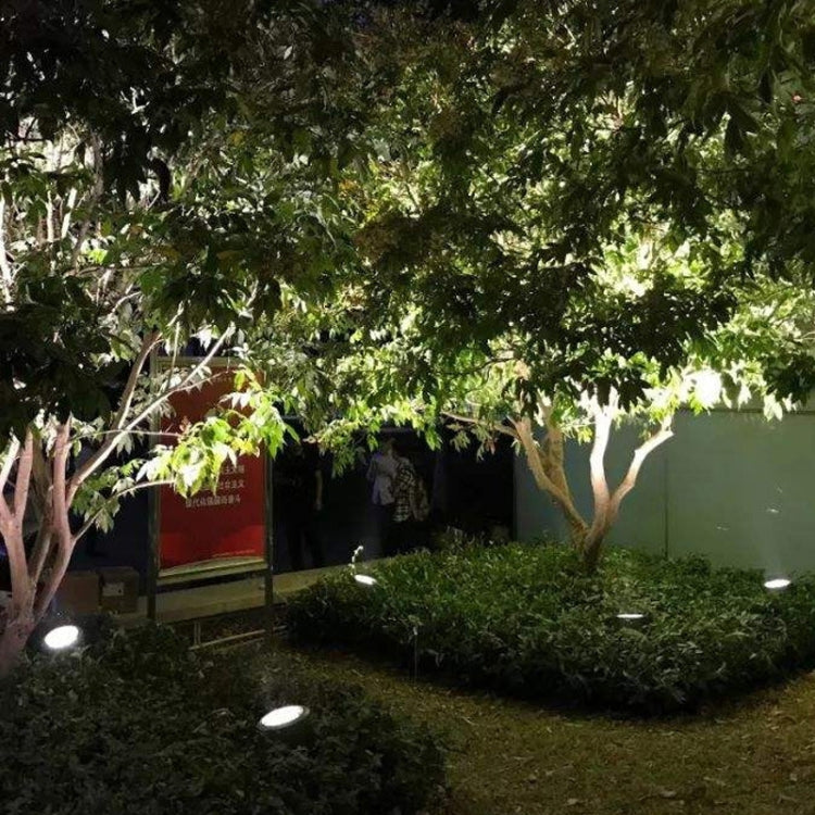 LED-projektør COB-lampe, vejrbestandig, med 7 farver, fremstillet af trykstøbt aluminium, IP65, til udendørs belysning, 360° drejelig