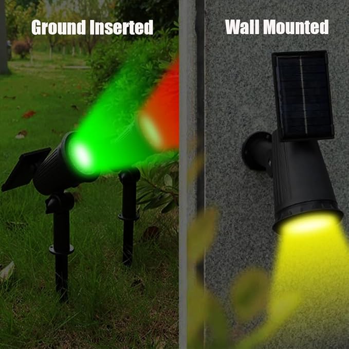 LED Solar Havelampe, vejrbestandig, fokuseret lys, perfekt udendørsbelysning. Ideel til stier og dekorationer.