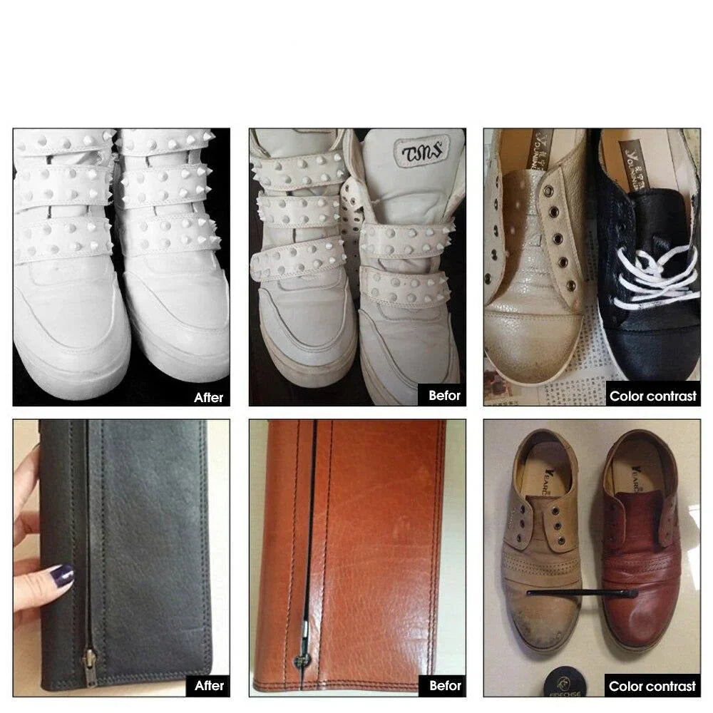 Læderplejecreme til strålende læder i beige nuance, i en dåse, der giver glans og beskyttelse til falmet læder og er alsidig i anvendelse.