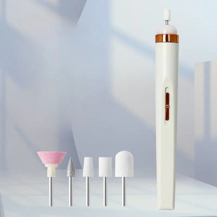 5-i-1 Elektrisk negleplejesæt med LED-lys