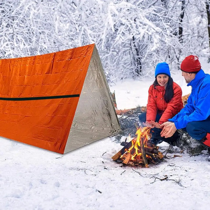 Ultralet og vandtæt 2-personers nødtelt til udendørs brug