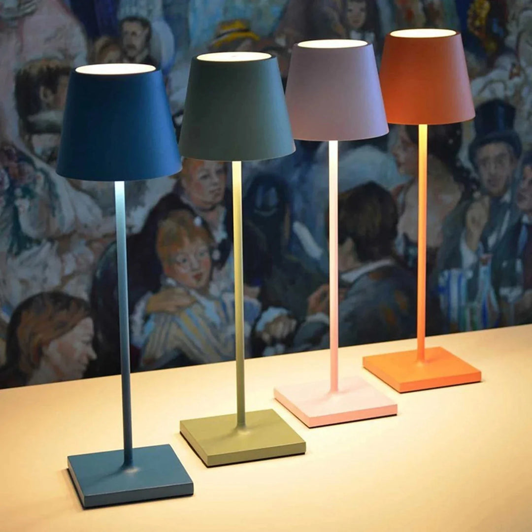 Touch LED bordlampe i moderne design