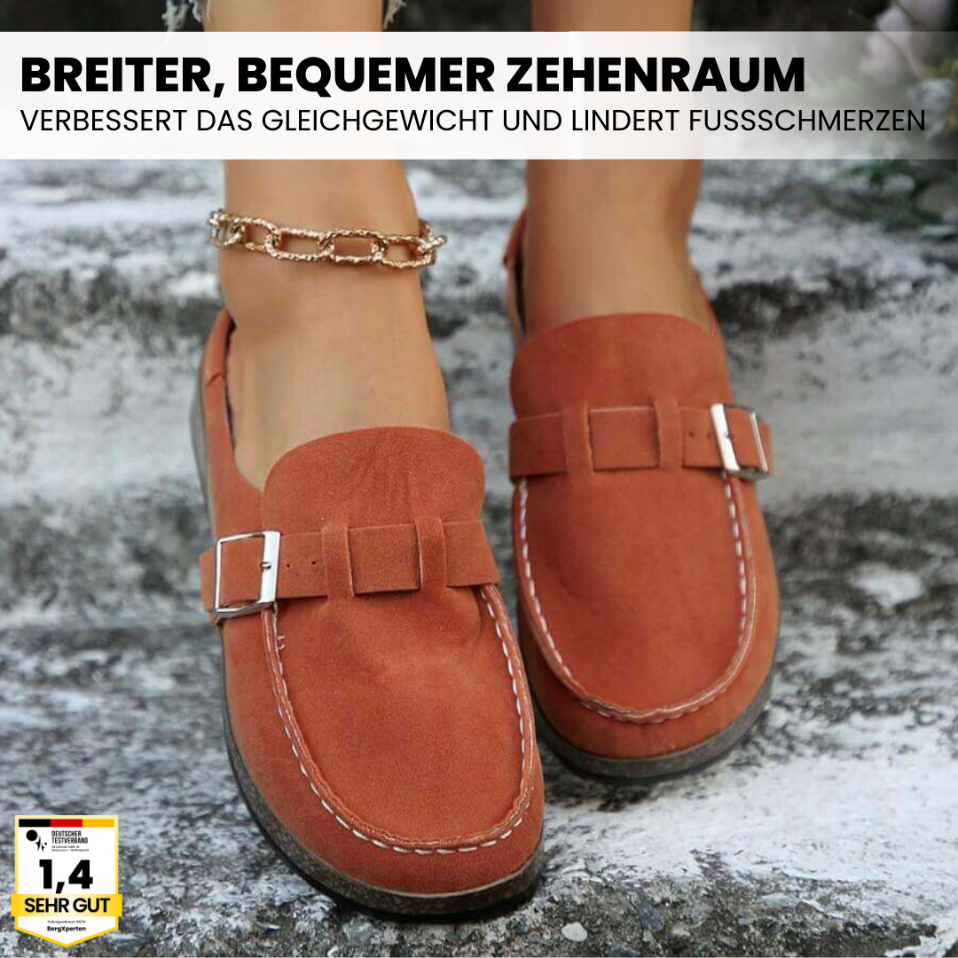 Stilfulde ortopædiske hjemmesko til kvinder, perfekte til daglig brug.