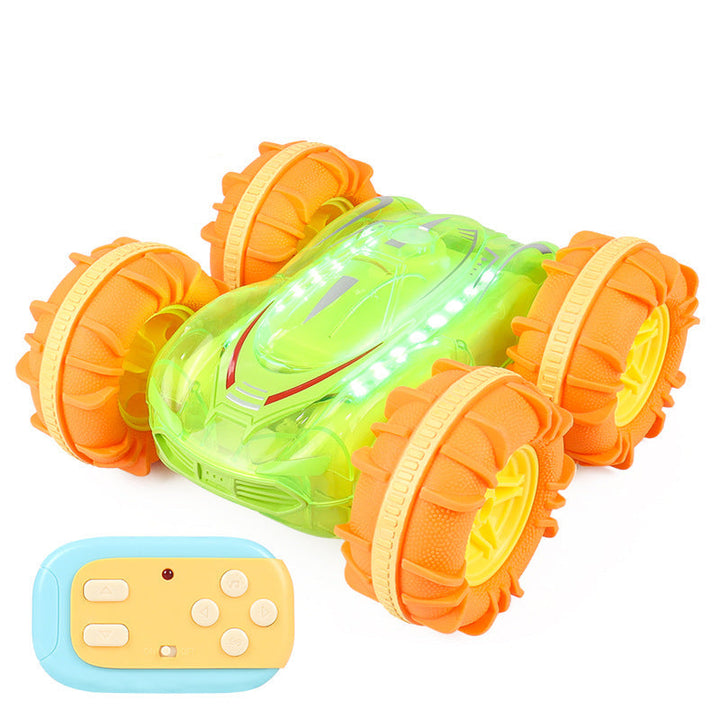 Robust, vandtæt fjernstyret amfibiekøretøj til børn, egnet til eventyr på land og vand.