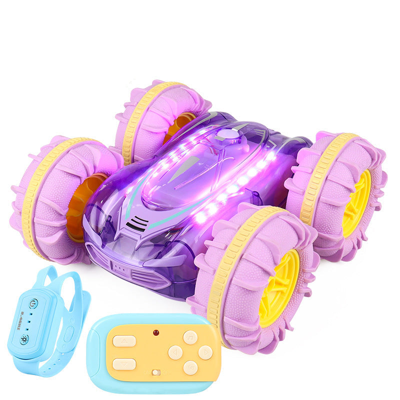 Robust, vandtæt fjernstyret amfibiekøretøj til børn, egnet til eventyr på land og vand.