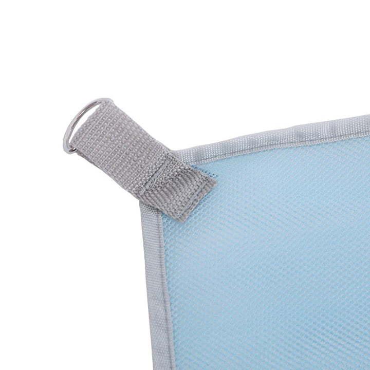 Sandfrit strandtæppe i lyserød, 200x200 cm, ideelt til strand, picnic og park.