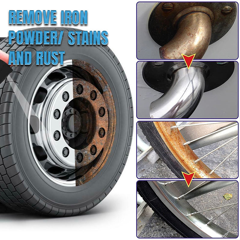 Rustfjerner spray til bil, hurtig rustfjernelse, beskyttelseslag, nem påføring, metalpleje, kvadratisk billede