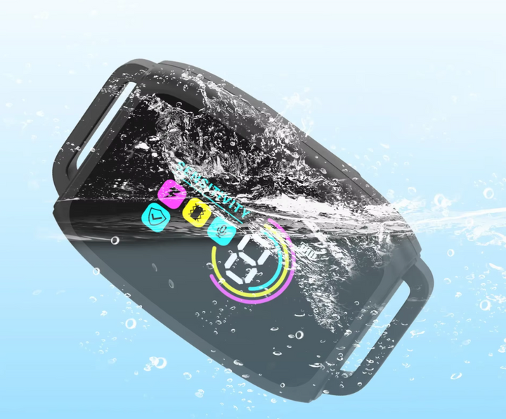 Sort hundetræningshalsbånd med 8 følsomhedsniveauer og stødtilstand til effektiv adfærdstræning.