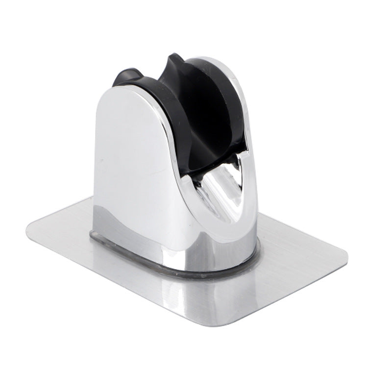 Selvklæbende brusehovedholder, justerbar, af ABS-plast, monteret på glasvæg, moderne stil