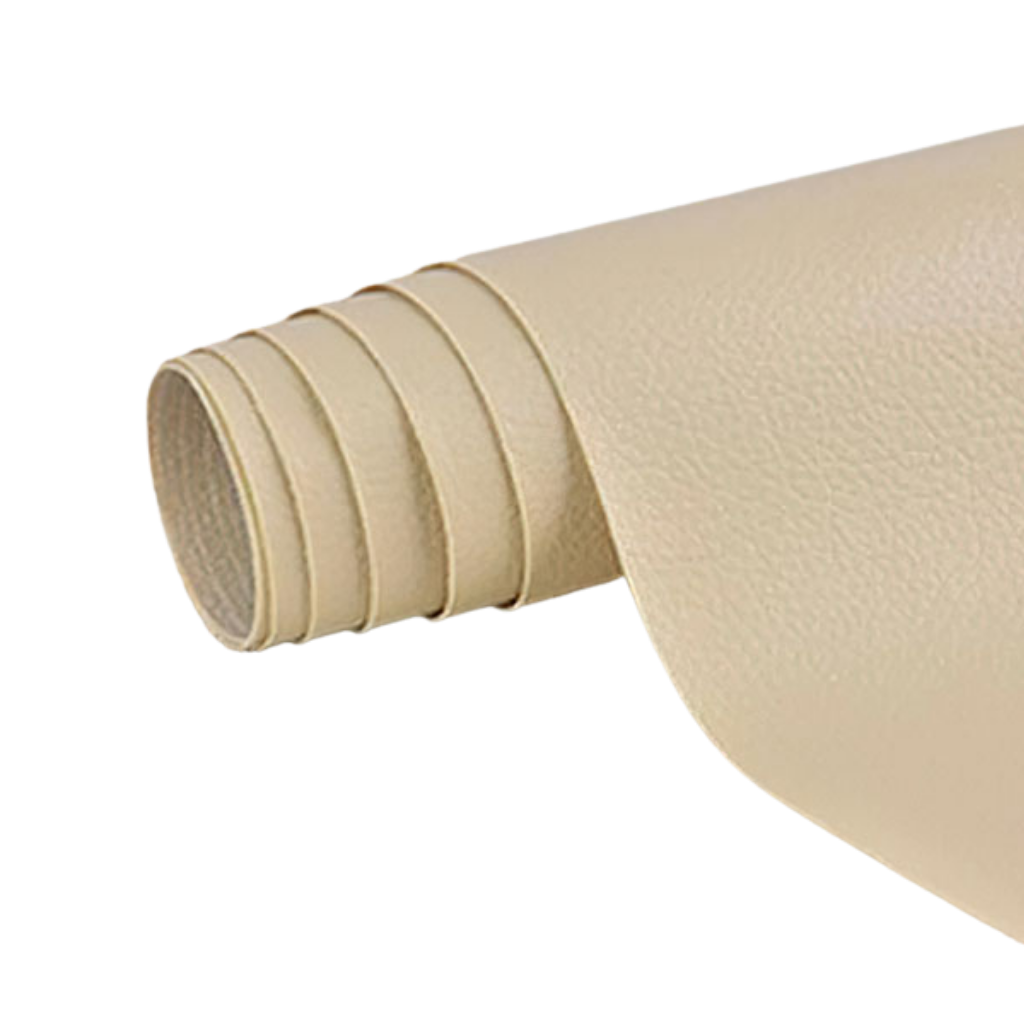 Selvklæbende læderlap, ideel til møbel- og tøjreparation, i sort, robust kunstlæder, nem at påføre.