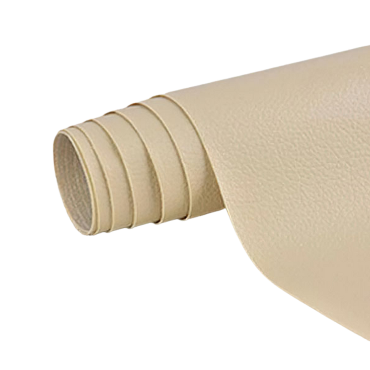 Selvklæbende læderlap, ideel til møbel- og tøjreparation, i sort, robust kunstlæder, nem at påføre.