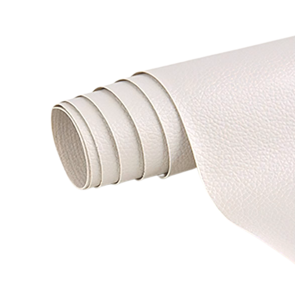 Selvklæbende læderlap, ideel til møbel- og tøjreparation, i sort, robust kunstlæder, nem at påføre.