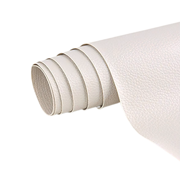 Selvklæbende læderlap, ideel til møbel- og tøjreparation, i sort, robust kunstlæder, nem at påføre.