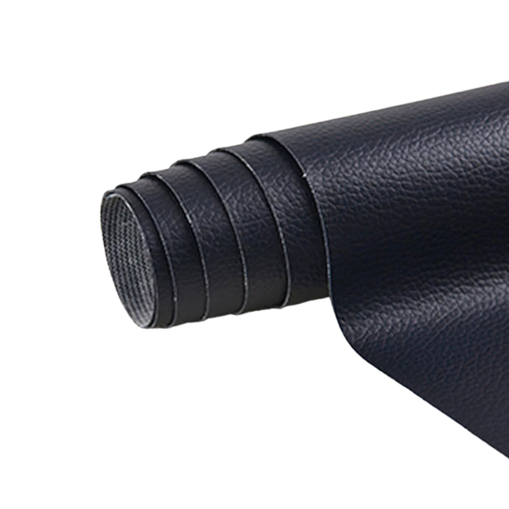 Selvklæbende læderlap, ideel til møbel- og tøjreparation, i sort, robust kunstlæder, nem at påføre.