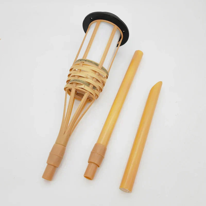 Soldrevet LED-fakkel sæt, 5 stk. med flammeeffekt, varmt flimrende lys til haven, vejrbestandig, nem at installere