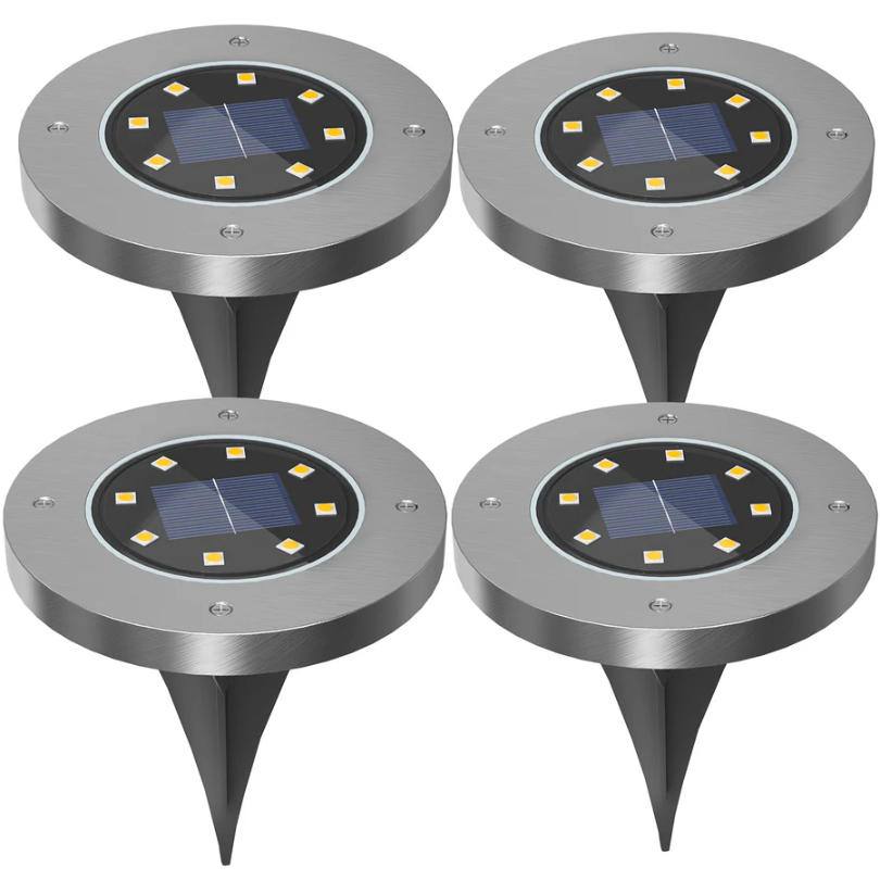 Moderne solar havelampe, vejrbestandig og soldrevet, bæredygtig og stilfuld til udendørs brug.