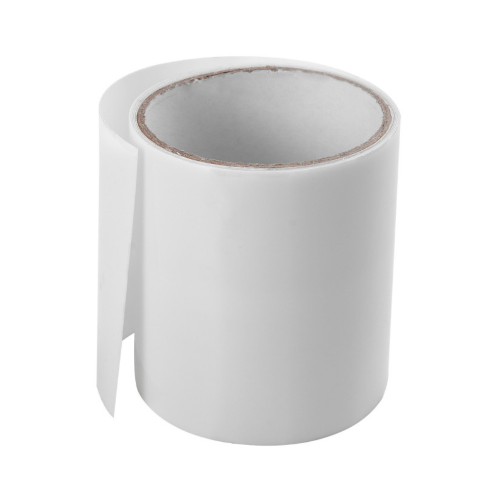 Ultrastærk vandtæt reparationstape, sort eller hvid, 10 cm bred, ideel til tætning og udendørs brug.