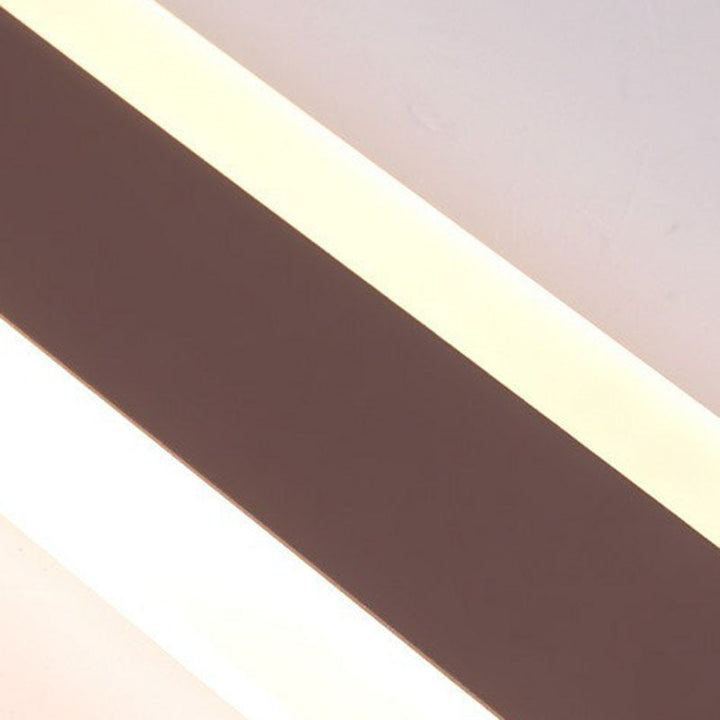 Ultraflad LED-loftslampe i hvid, slankt design, moderne akryl-look, minimalistisk for elegant atmosfære