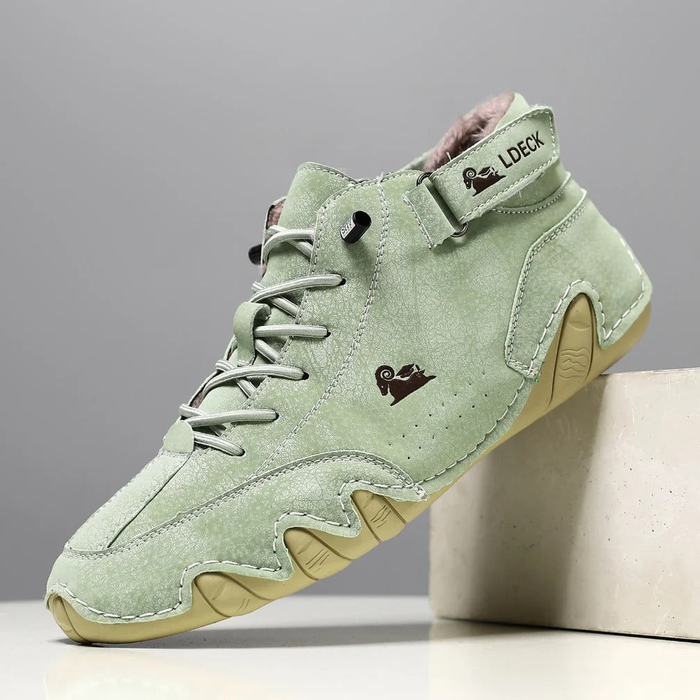 Alpaca Hallux Valgus Læder Barfodssko - Ergonomiske & Komfortable