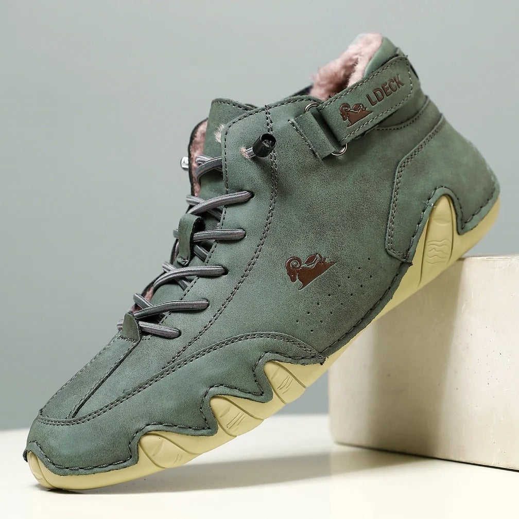 Alpaca Hallux Valgus Læder Barfodssko - Ergonomiske & Komfortable