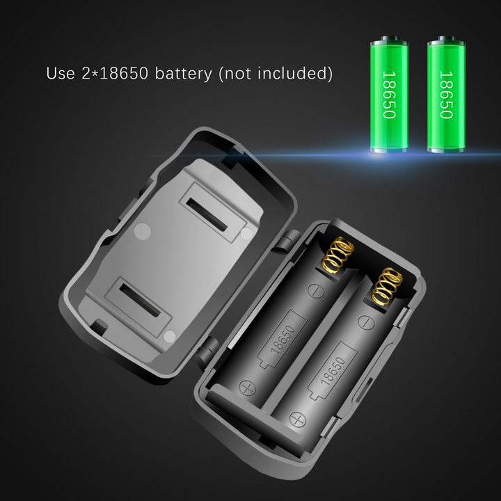 Alsidig, ergonomisk LED Pandelampe med hvidt, rødt og grønt lys, ideel til outdoor-eventyr og arbejde i mørke.