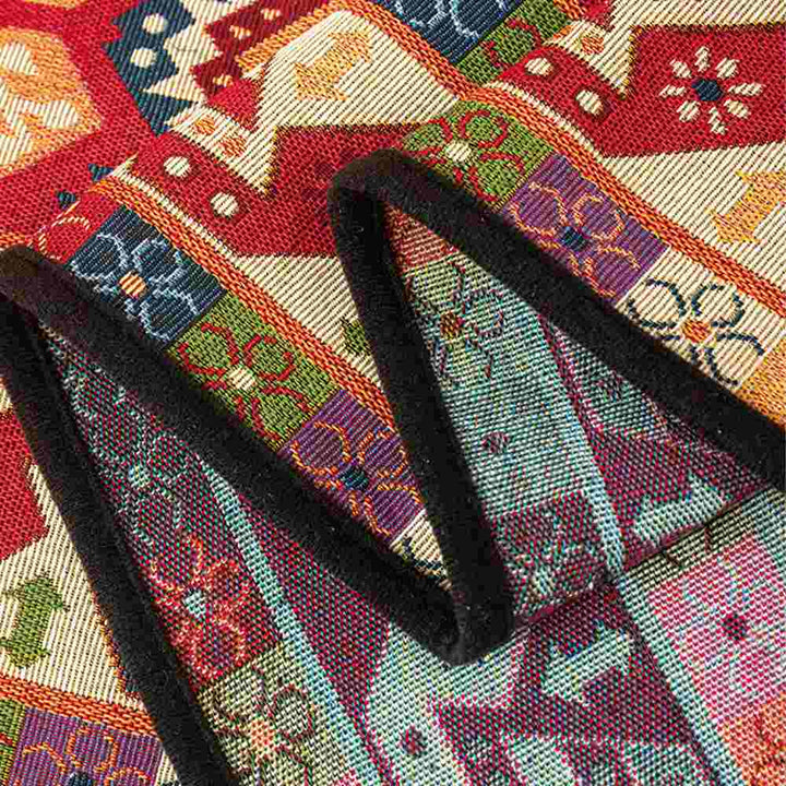 Marokkansk Jacquard Multifunktionelt Tæppe Sofatæppe - Visning 9