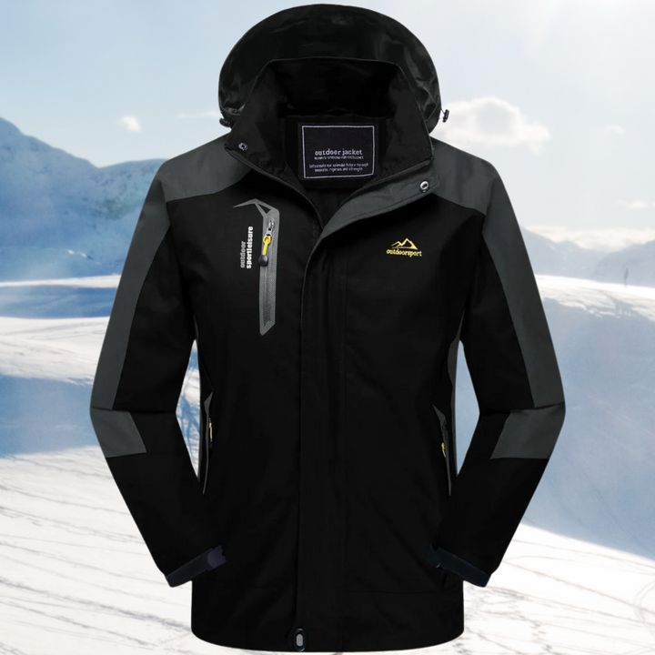 Vandtæt vandrejakke til kvinder i blå, stilfuldt design til udendørs eventyr, behagelig pasform