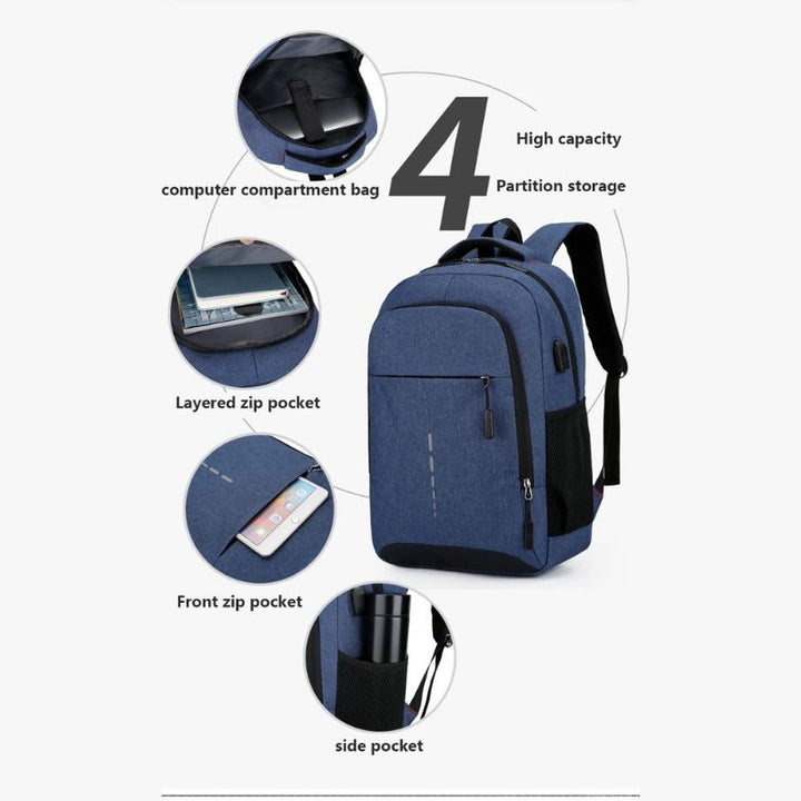 Vandtæt, ultralet, stilfuld rygsæk til mænd, ideel til daglige eventyr og dårligt vejr.