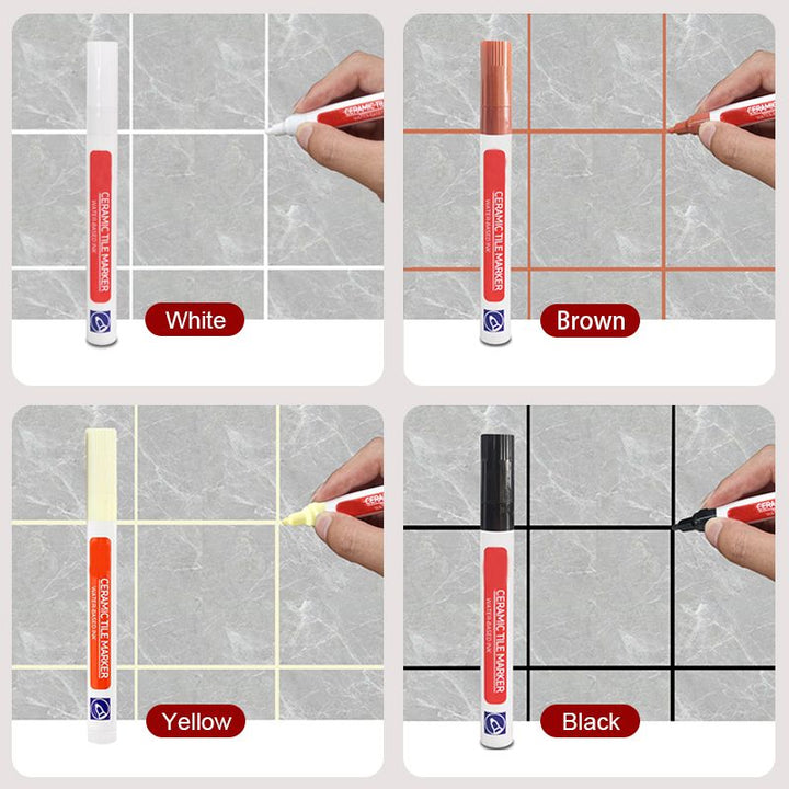 Vandfast fugepen til fejlfrie flisefuger, modstandsdygtig over for skimmel, fås i forskellige farver.